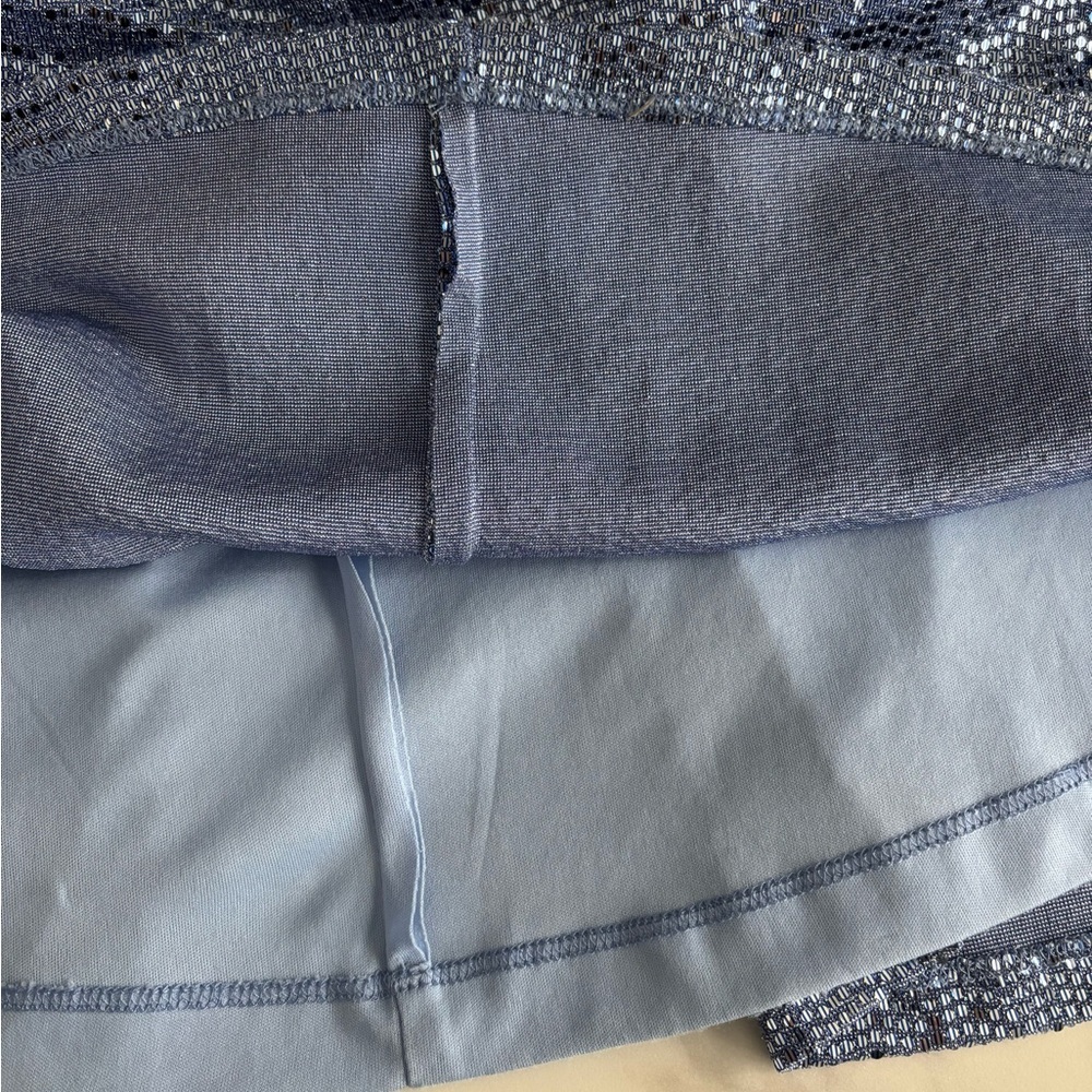 Camille Lavie Sparkling Purple Silver Evening Gown sz S - Picture 8 of 14